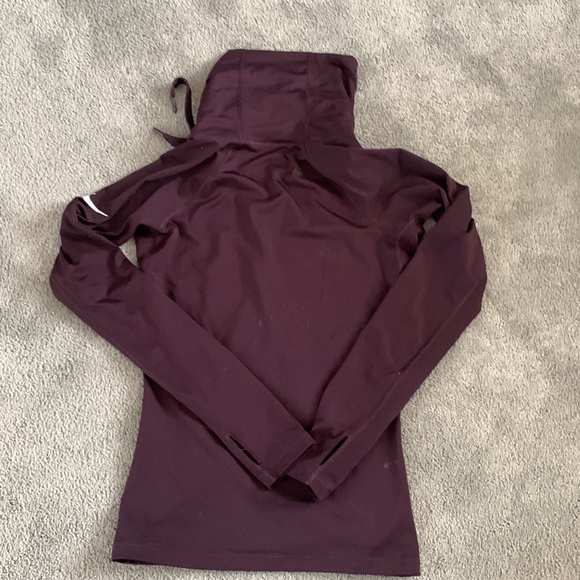 COPY - Plum Nike Dri-fit adjustable cowl neck pullover - Picture 5 of 5